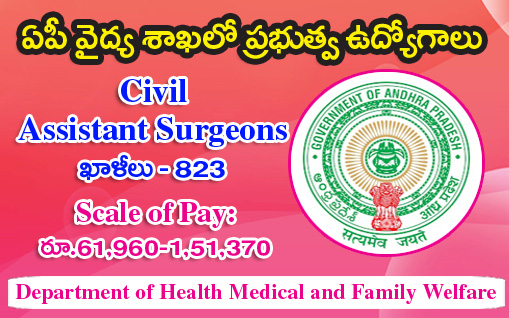 Civil Assistant Surgeons Jobs