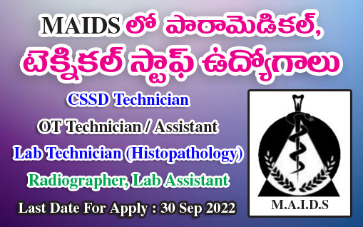 Paramedical Technical Staff Jobs