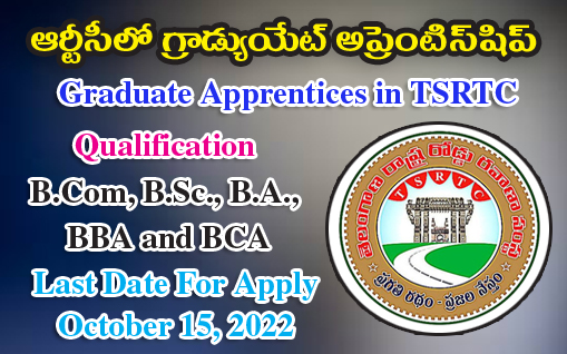 Graduate Apprentices in TSRTC