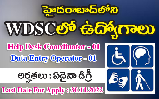 Jobs in WDSC HYD