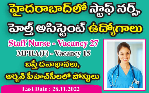 Staff Nurse MPHA Jobs