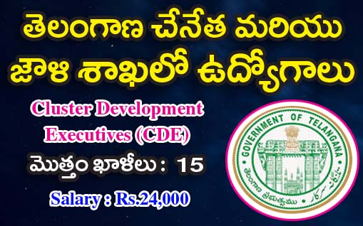 CDE Jobs in Telanagana