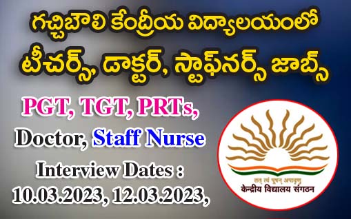 Jobs in Gachibowli KV