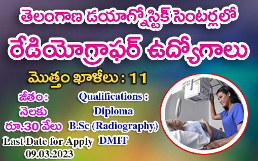 Radiographer Jobs in Diagnostics Centres